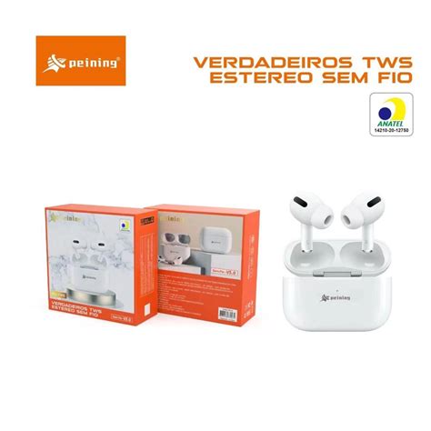 Fone De Ouvido Airpods Pro Sem Fio Bluetooth Homologado Pela ANATEL