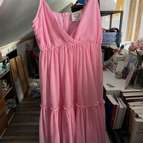 Hot Barbie Pink Tulle Puffy Dress By Lili Sidoni I Depop