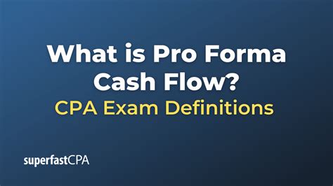 What is Pro Forma Cash Flow?