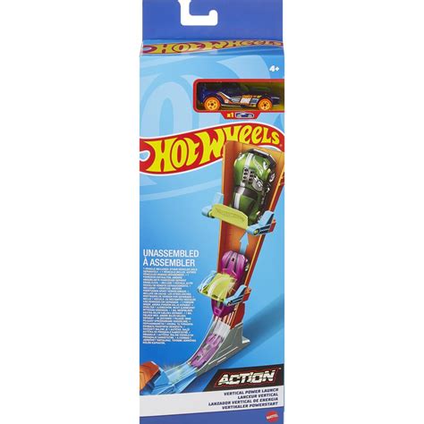 Mattel Hot Wheels Κλασικές Πίστες Για Κόλπα Vertical Power Launch FWM85 HDR82 Toys shop gr