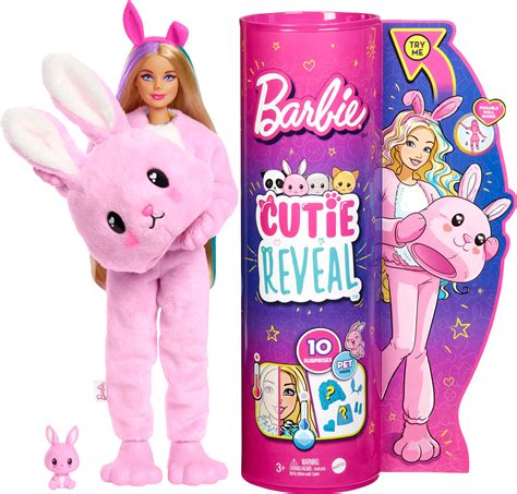 Customer Reviews: Barbie Cutie Reveal Doll Bunny Multi HHG19 - Best Buy