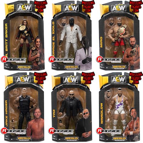 AEW Unrivaled 10 Toy Wrestling Action Figures by Jazwares! This set ...