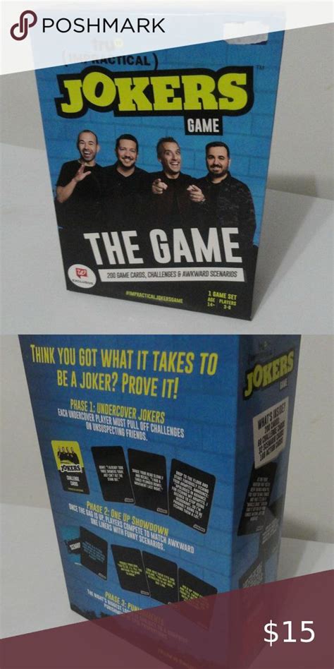 Trutv Impractical Jokers Game Impractical Jokers Joker Game Joker