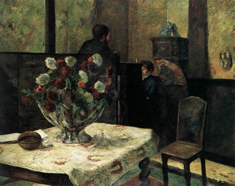 Paul Gauguin Interno Della Casa Dellartista Rue Carcel 1881