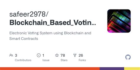 Blockchain Based Voting System First Page Final At Master Safeer