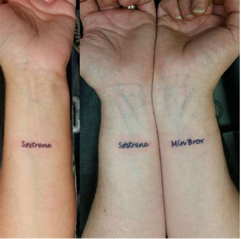 50 Meaningful Sibling Tattoos For Brothers And Sisters 2017