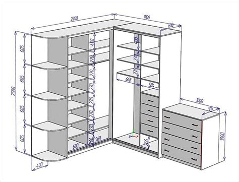 Modelos De Closet Con Medidas Geocax