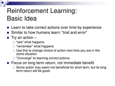 Ppt Introduction To Reinforcement Learning Powerpoint Presentation