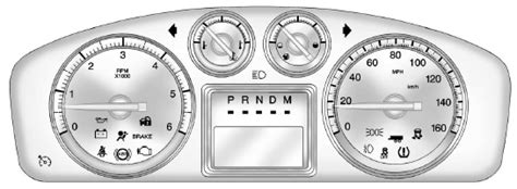 Cadillac Escalade Instrument Cluster Warning Lights Gauges And