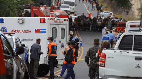 Trágico Accidente En Honduras Deja 11 Muertos Y Varios Heridos