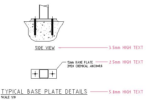 Text Heights In Drawings