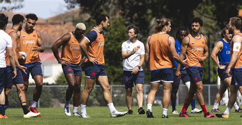 Le groupe de France 7 masculin pour préparer le tournoi de France Sevens