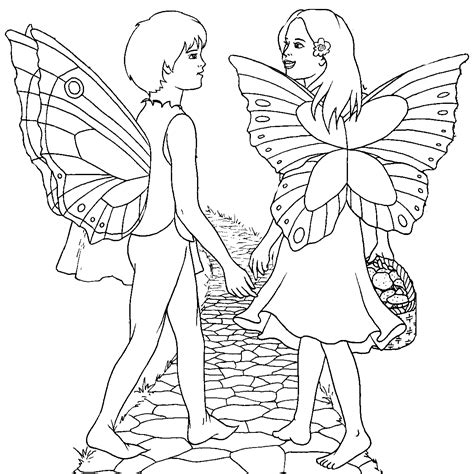 Fairy Coloring Pages