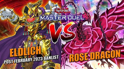 One Shot Duel Eldlich Vs Rose Dragon Yu Gi Oh Master Duel Ranked