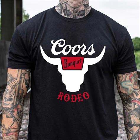 Coors Rodeo T Shirt Coors Rodeo Shirt Coors Banquet Rodeo Etsy