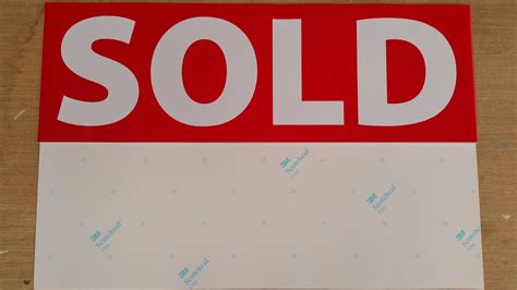 Sold Sticker - High Quality Real Estate Stickers