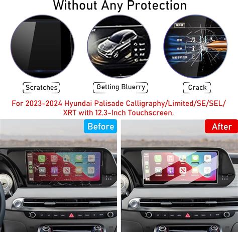 Ttcr Ii Compatible With Hyundai Palisade Screen Protector For