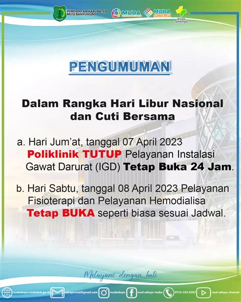 Pengumuman Libur Nasional Dan Cuti Bersama Peringatan Wafat Isa Almasih