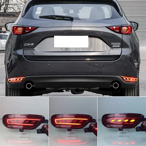 2Pcs For Mazda CX 5 CX5 2017 2018 2019 2020 2021 LED Rear Reflector