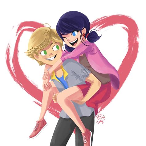 Adrien And Marinette Miraculous Ladybug Fan Art 39721417 Fanpop