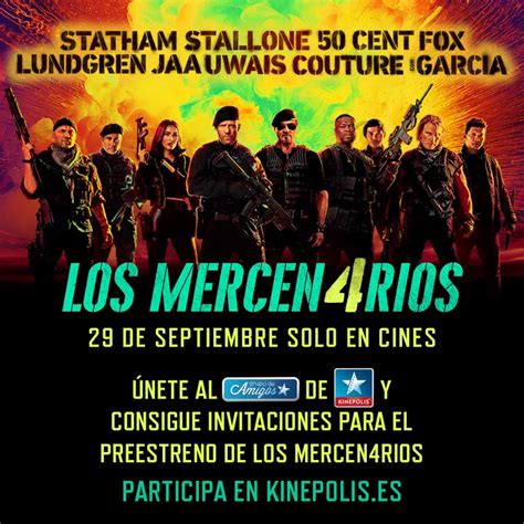 Gana Una Invitaci N Doble Para El Preestreno De Los Mercen Rios