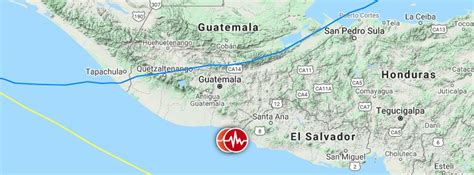 M5 9 Earthquake Hits Near The Coast Of Guatemala And El Salvador The Watchers