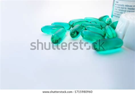 Clear Teal Blue Gel Capsules On Stock Photo Edit Now 1715980960