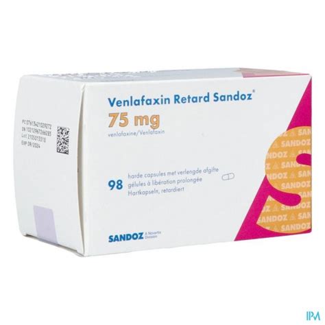 Venlafaxin Retard Sandoz Mg Verl Afg Caps Apotheek Thiels