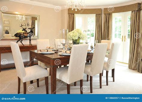Luxurious Dining Room Stock Image Image Of Luxurious 13860357