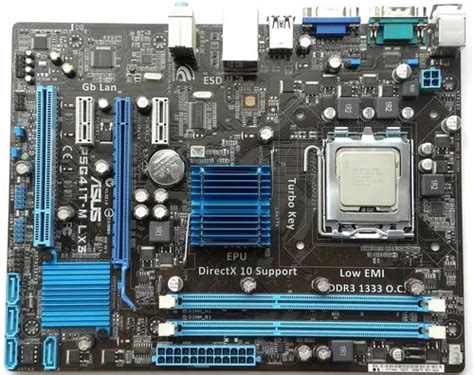 Placa Mãe Asus P5g41t m Lx Lga 775 Ddr3 Chipset Intel G41 Frete grátis