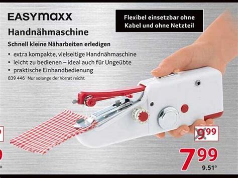 Easymaxx Handn Hmaschine Angebot Bei Selgros