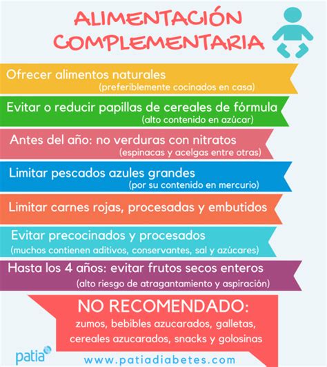 ¿cuáles Son Las Recomendaciones Para La Alimentación Complementaria Mibbmemima ️