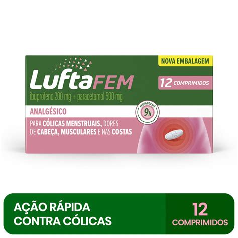 Luftafem Analgésico 12 Comprimidos PanVel Farmácias