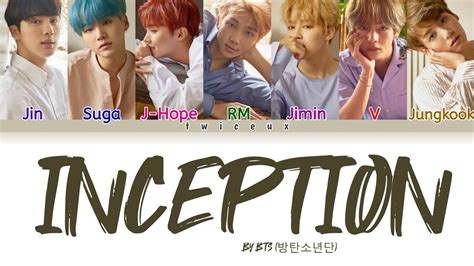 How Would Bts Sing Inception By Ateez Color Coded Lyrics Hanromeng