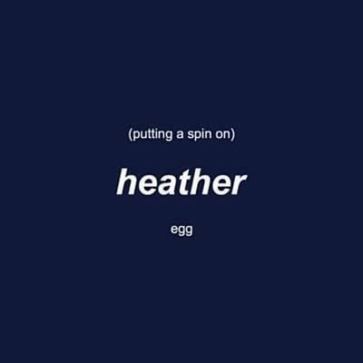 Egg Mylifeisayolk Putting A Spin On Heather Lyrics Genius Lyrics