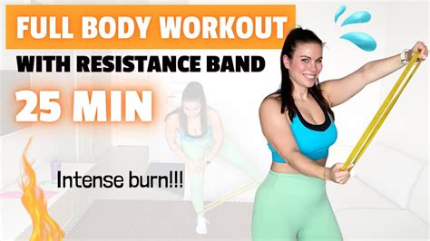 Min Full Body Mini Resistance Band Workout With Warm Up No