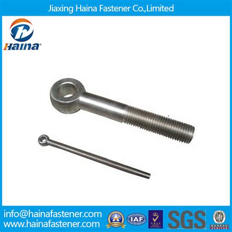 Drop Forged Stainless Steel Swing Bolt DIN444 Eye Bolt China Ss Bolts