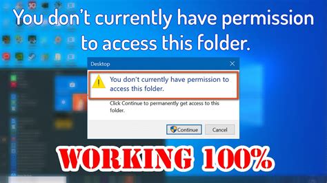Fixing The Message You Don T Currently Have Permission To Access This