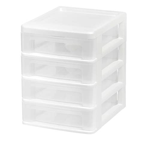 Iris White Compact Desktop 4 Drawer System Michaels