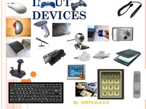 Input Devices In Computer Graphics