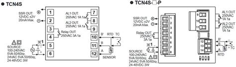 Autonics TCN4M 24R Temperature Controller W72 X H72 Dual Display 4