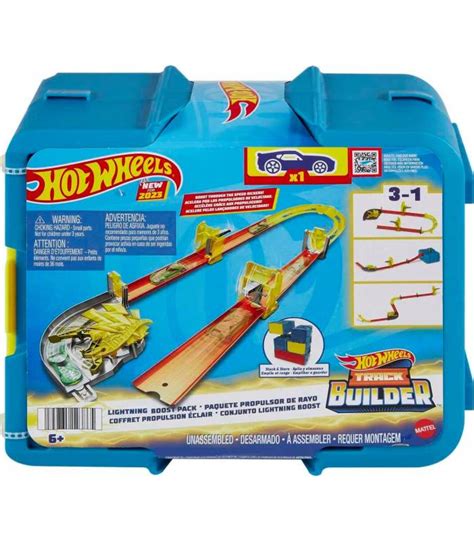 HOT WHEELS TRACK BUILDER PACK VELOCIDAD DEL RAYO PISTA DE MATTEL