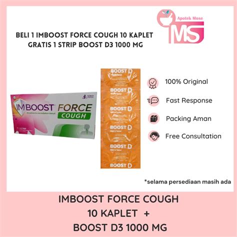 Jual Imboost Force Cough Tablet Boost D Mg Tablet