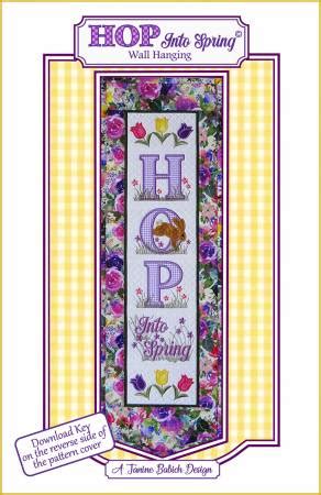 Jb Hop Into Spring Wall Hanging