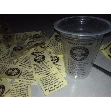 Jual Stiker Plastik Transparan 5x5 Cm Harga Satuan Shopee Indonesia