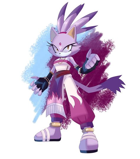 Blaze the Cat Кошка Блейз StH art StH Персонажи Sonic соник