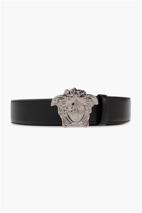 Versace Leather Belt With Medusa Mens Accessories Vitkac