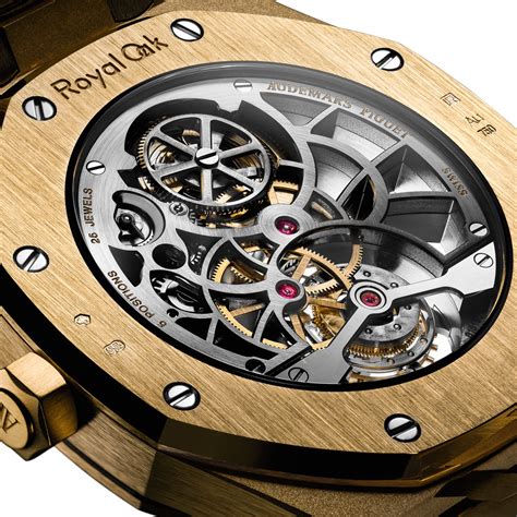 Audemars Piguet Royal Oak Tourbillon Extra-Thin Openworked Yellow