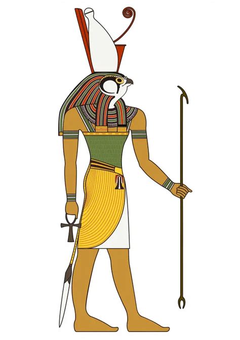 Dios Horus del cielo, la guerra y la caza, mitología egipcia