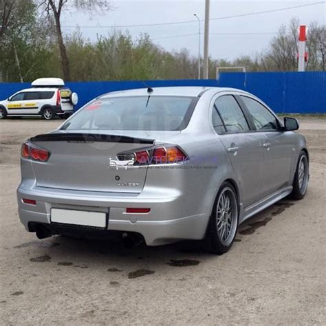 Купить Лип спойлер DuckTail на Mitsubishi Lancer X (Мицубиси Лансер 10 ...